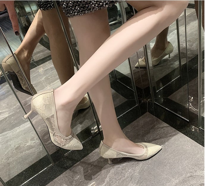 【✩】高貴な気質のフレンチ・エレガント・ハイヒール 楽天市場】パンプス 美脚 ハイヒール ポインテッドトゥ ライン