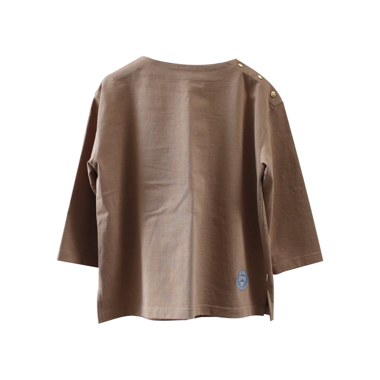 BN CREW NECK WITH DOT BUTTON【Camel】