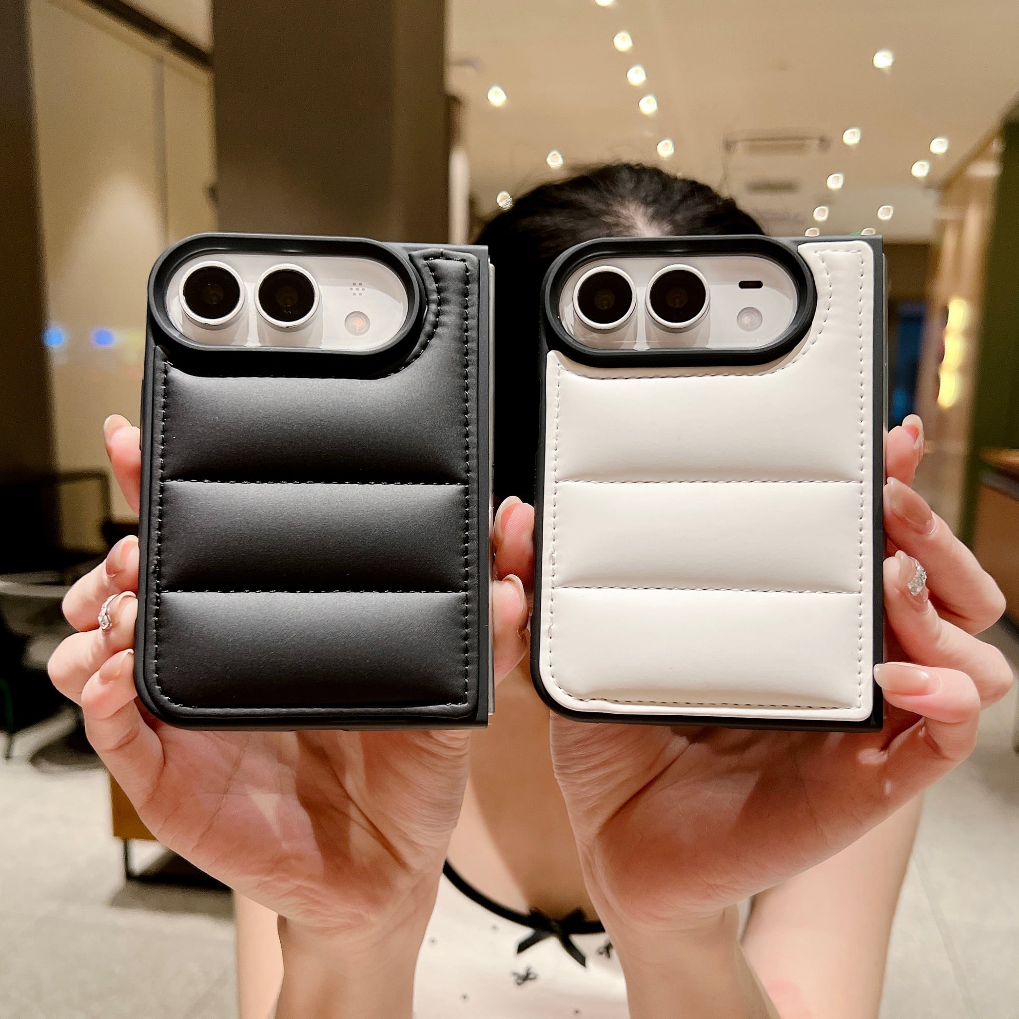 スタッズフラワー iphone 17 16 15 14 ケース レザー調 耐衝撃 韓国風