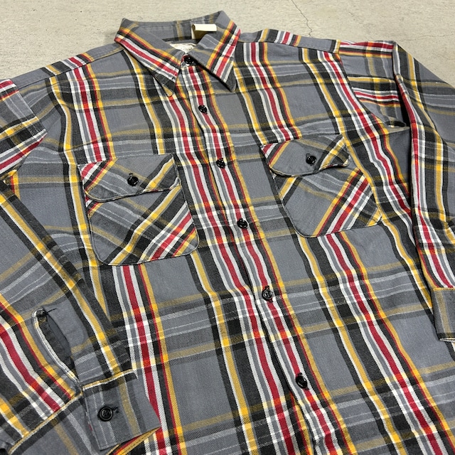 1970s MOHAWK FLANNEL CHECK SHIRT