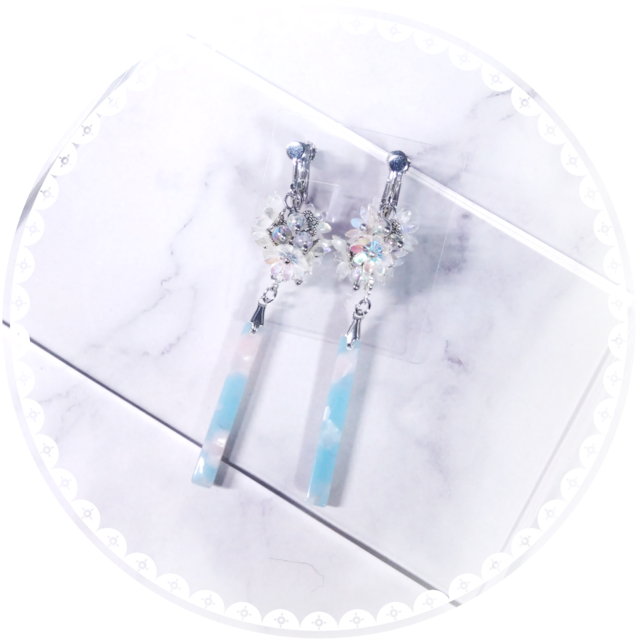 【イヤリング】百花斉放