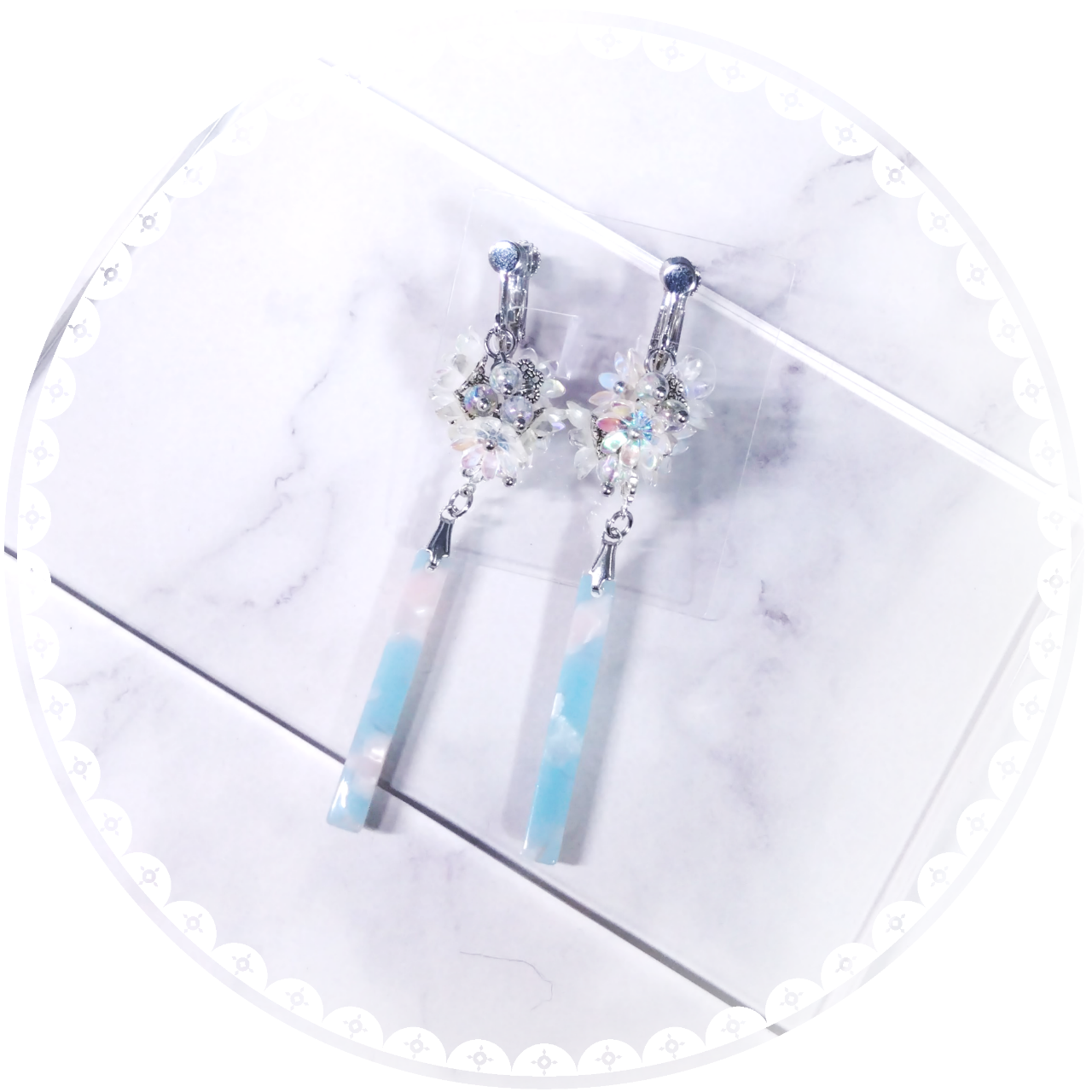 【イヤリング】百花斉放