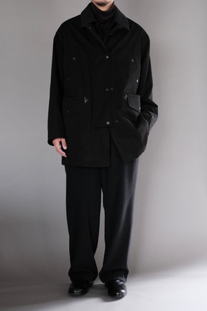 ULTERIOR / WASHED VINTAGE TWILL MIL-COAT