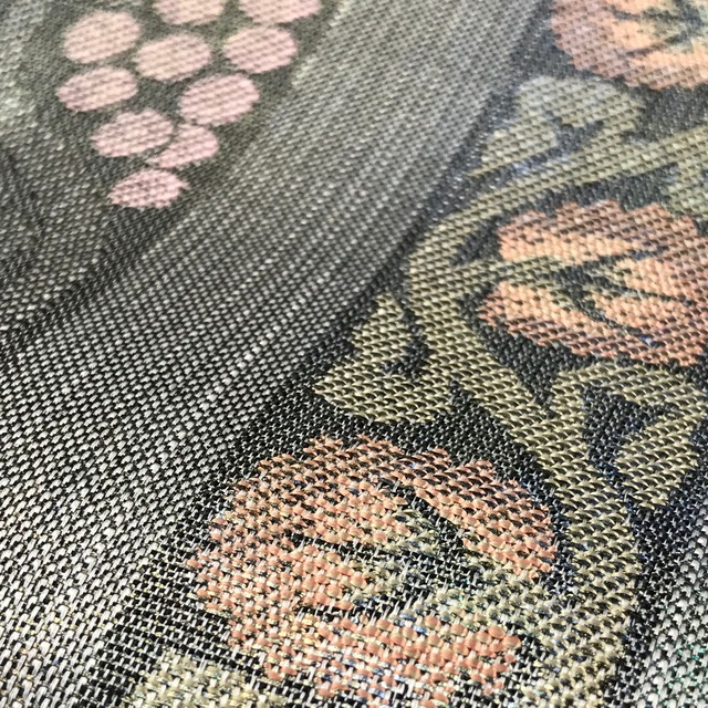 洒落袋帯 西陣織証紙付 お仕立て上り 371 | 着物遊日ねこやなぎ 