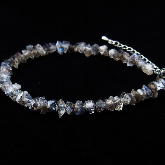 オイルインクォーツ ブレスレット 石油入り水晶 ブレス 一点物 メール便可 [M便 1/10] 111-33514