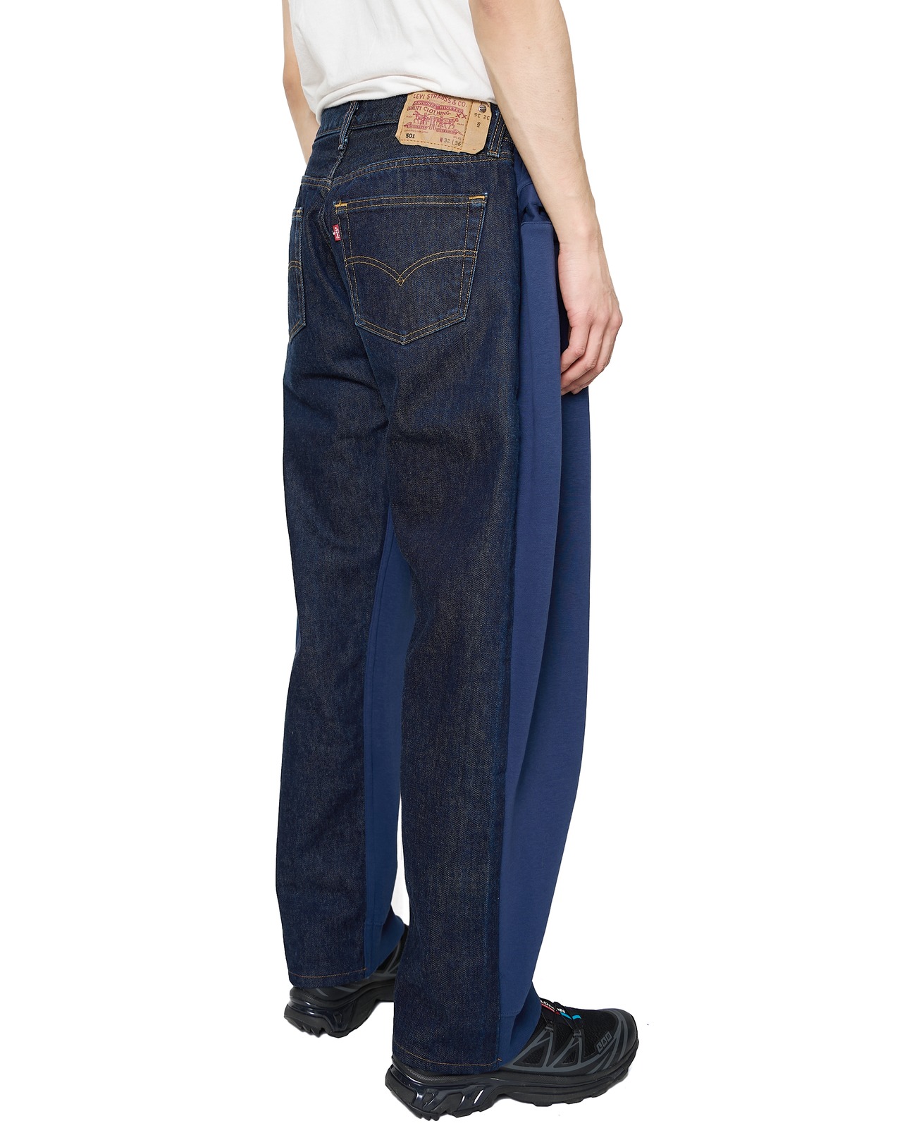 BLESS "Overjoggingjeans "S"〔NAVY/DENIMBLUE〕"