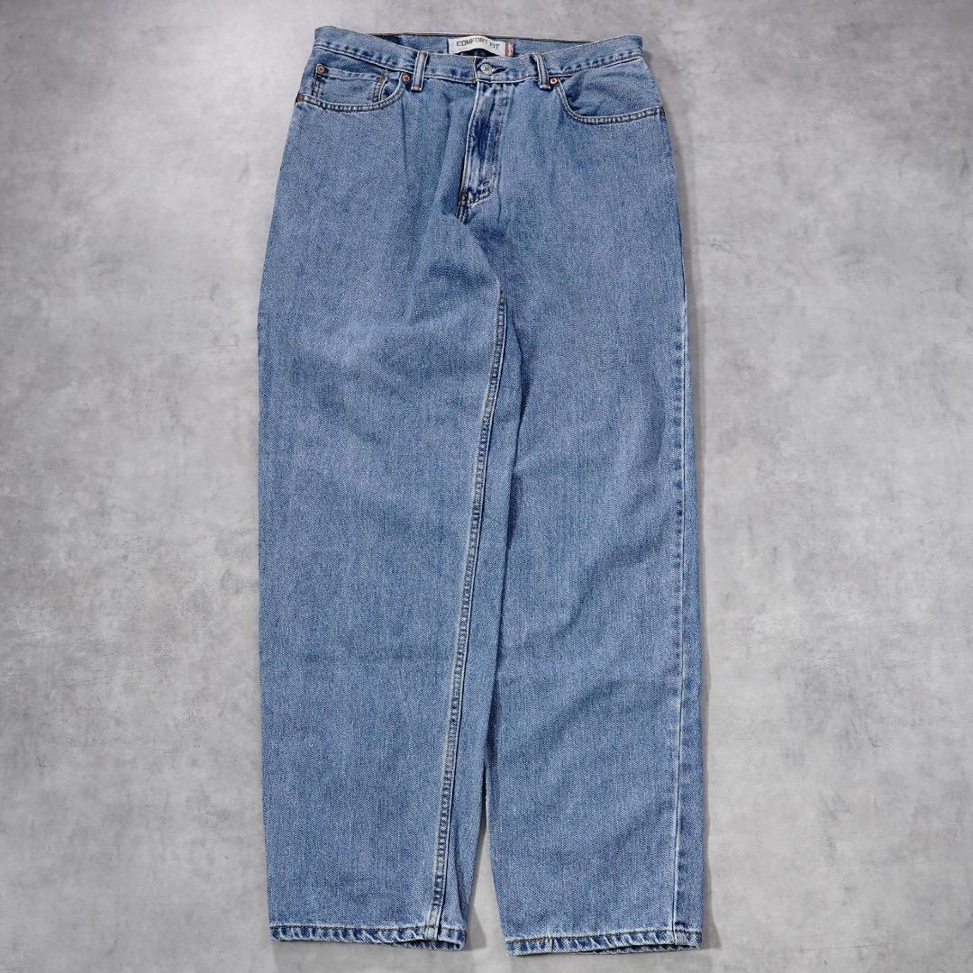 リーバイス560 Levis W33 ブルーデニム 青 古着 デニム 17666
