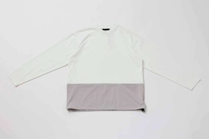 【8月23日入荷予定】Switch Color Long Sleeve T-shirts　White