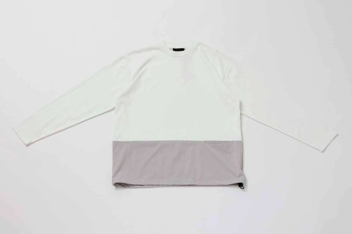 【8月23日入荷予定】Switch Color Long Sleeve T-shirts　White