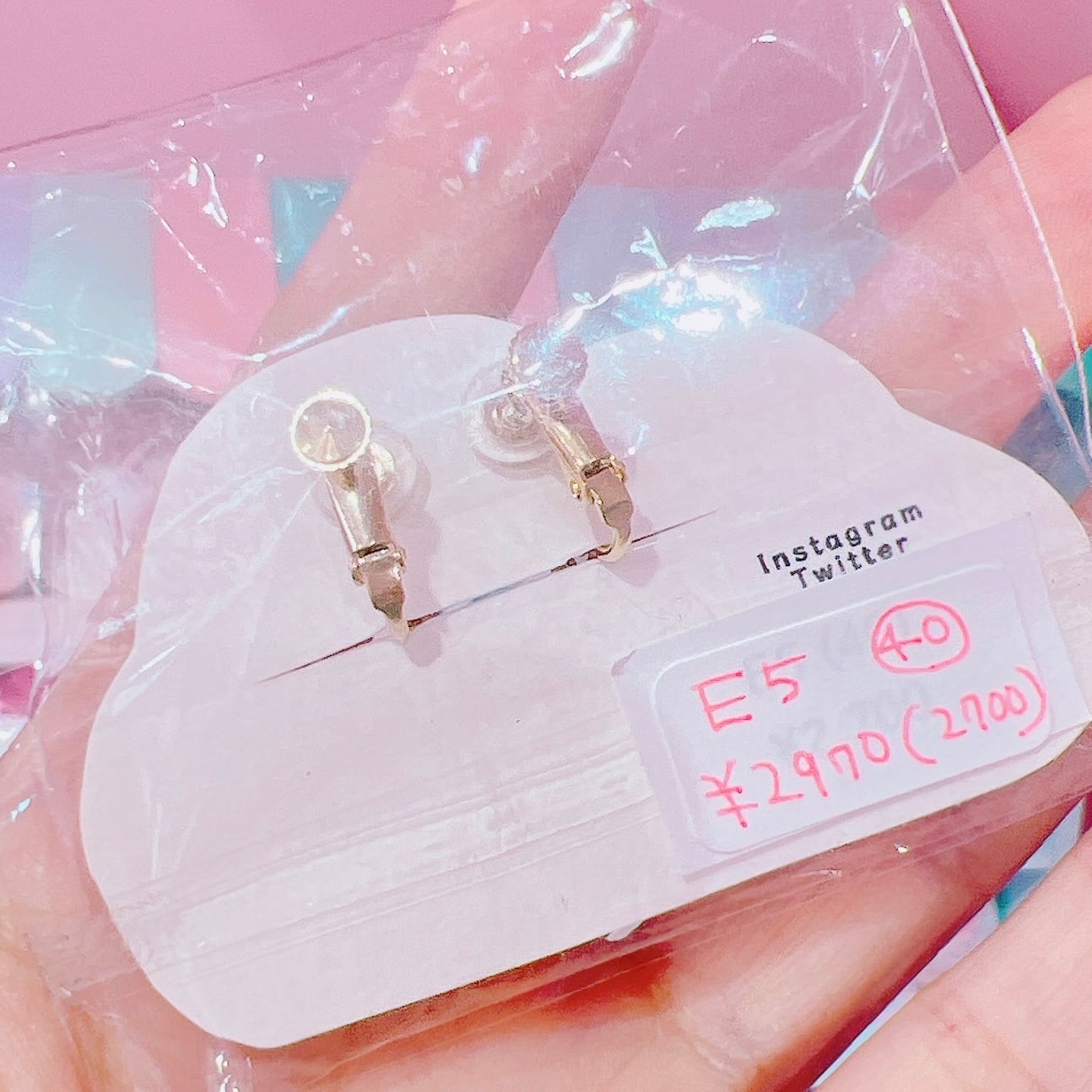 【E5】0-40イヤリング