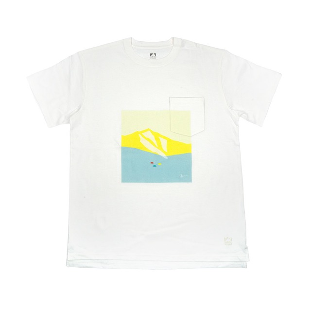 MT Cotton T-shirt - Taku Bannai - [Natural White (Yellow/Green)]