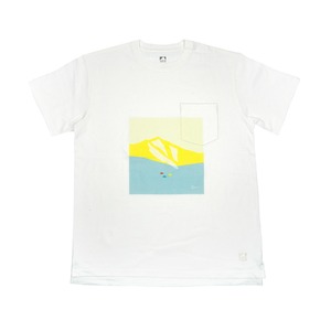 MT Cotton T-shirt - Taku Bannai - [Natural White (Yellow/Green)]