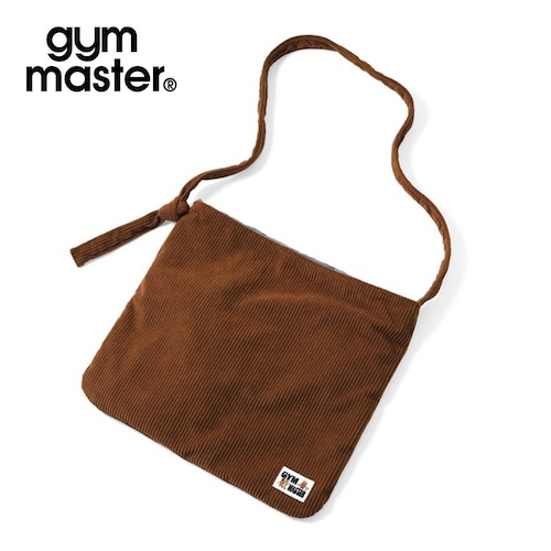 gym master ジムマスター コーデュロイ トートショルダーバッグ|A4対応 大容量 巾着 2WAY カラフル配色 G621739 ブラウン