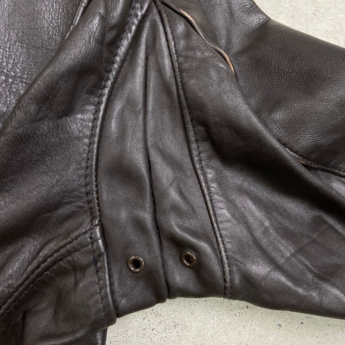 80年代 Schott ショット A-2タイプ レザーフライトジャケット メンズXL