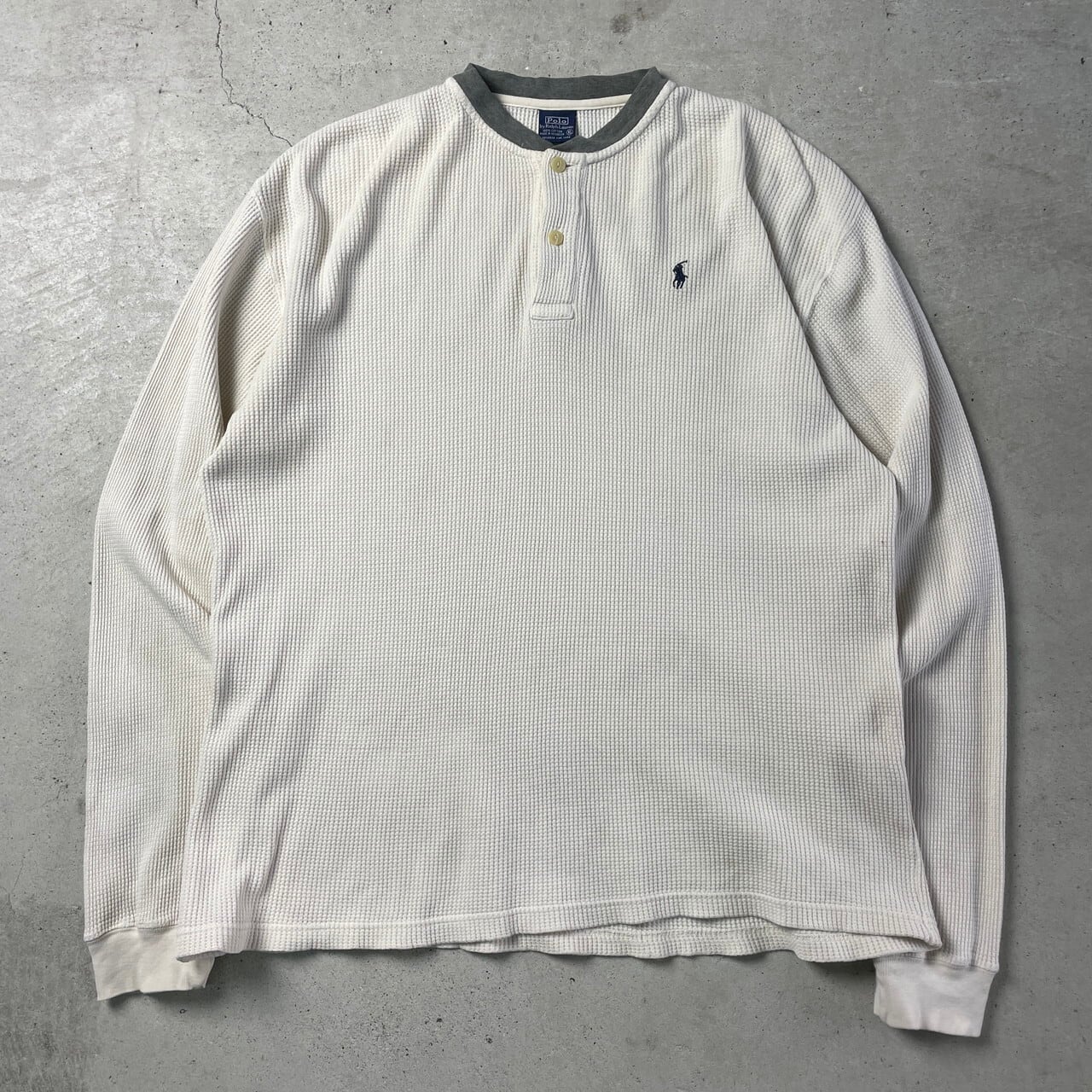 ポロバイラルフローレン　RRL サーマル　長袖　ヘンリーネック ポロバイラルフローレン RRL サーマル 長袖 ヘンリーネック Polo by