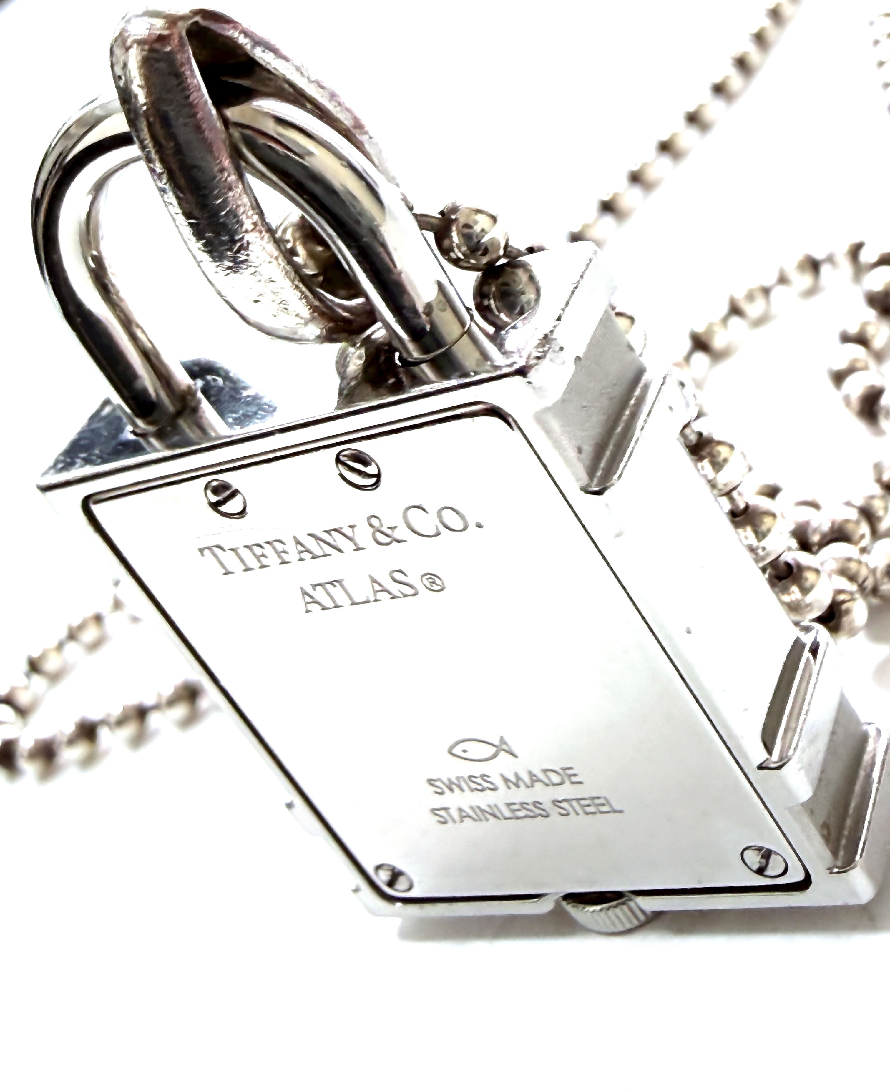 TIFFANY ティファニー Atlas Padlock Pendant アトラス パドロック