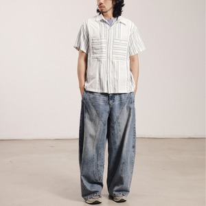 アークフロー・ワイドデニムパンツ N3602