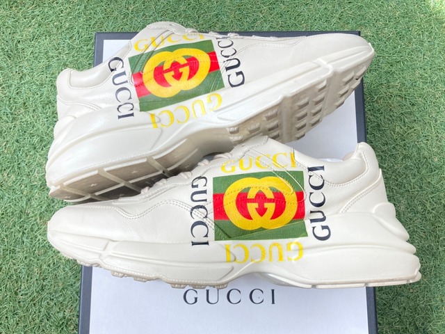 GUCCI RHYTON GG LOGO SNEAKERS 10 260KB2626