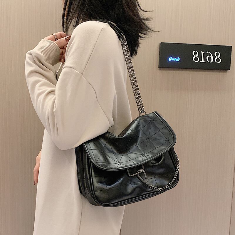 -エンドバッグレディースバッグ2020ワイルドチェーンメッセンジャーバッグの新しいトレンディバージョン菱形テクスチャワンショルダーワンダーバッグ Tiancai_Wing_Bag41548019515