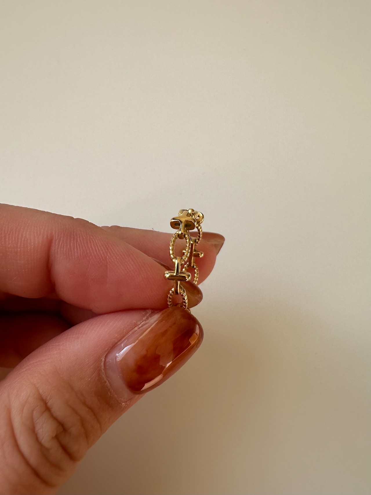 SS クロスデザインリング