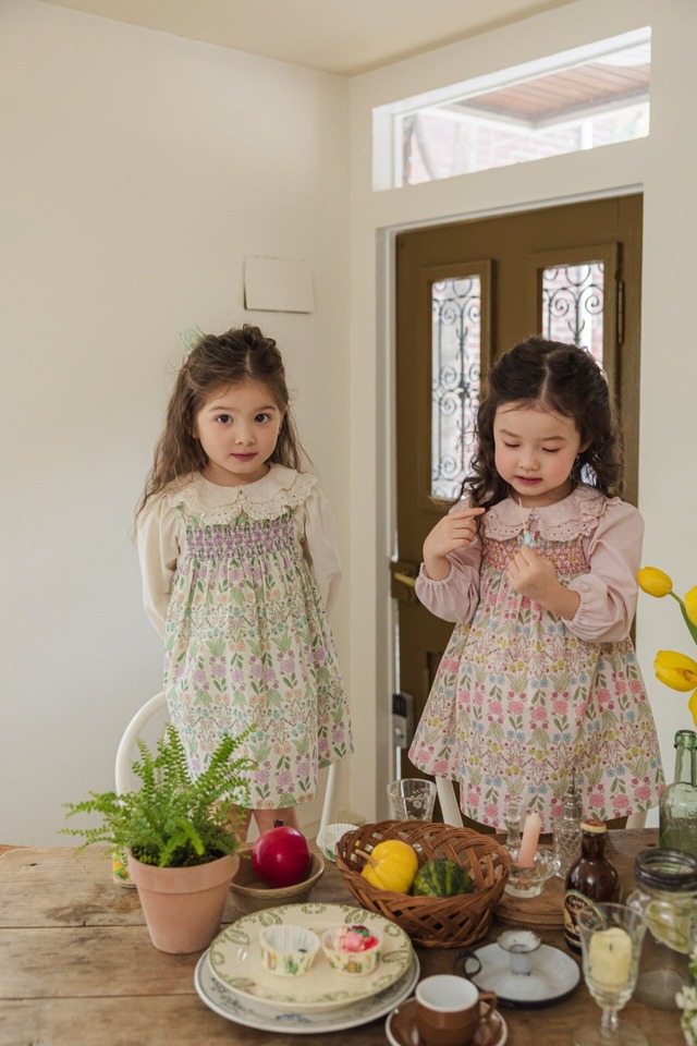 ラスト1 pink 100【即納】<flo>  Deli blouse