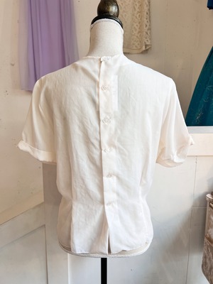 50's vintage"judy bond" nylon blouse