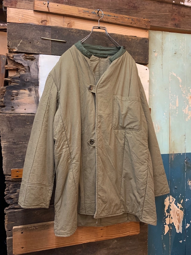 70's czech army hbt work jacket deadstock