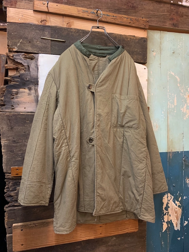 70's swedish army liner jacket deadstock