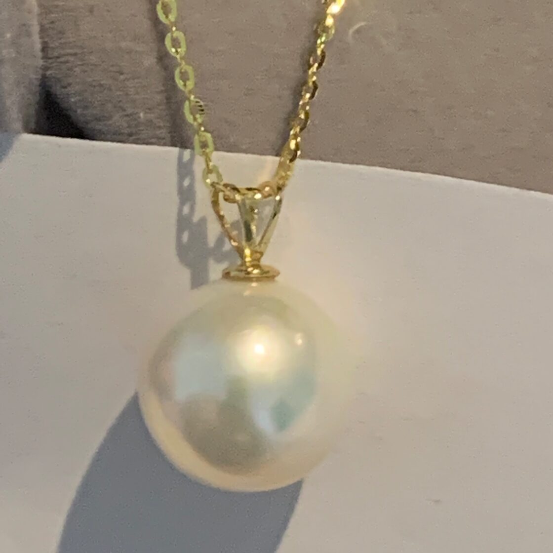 k18 ネックレストップ パール （バロックパール ペンダントトップ  