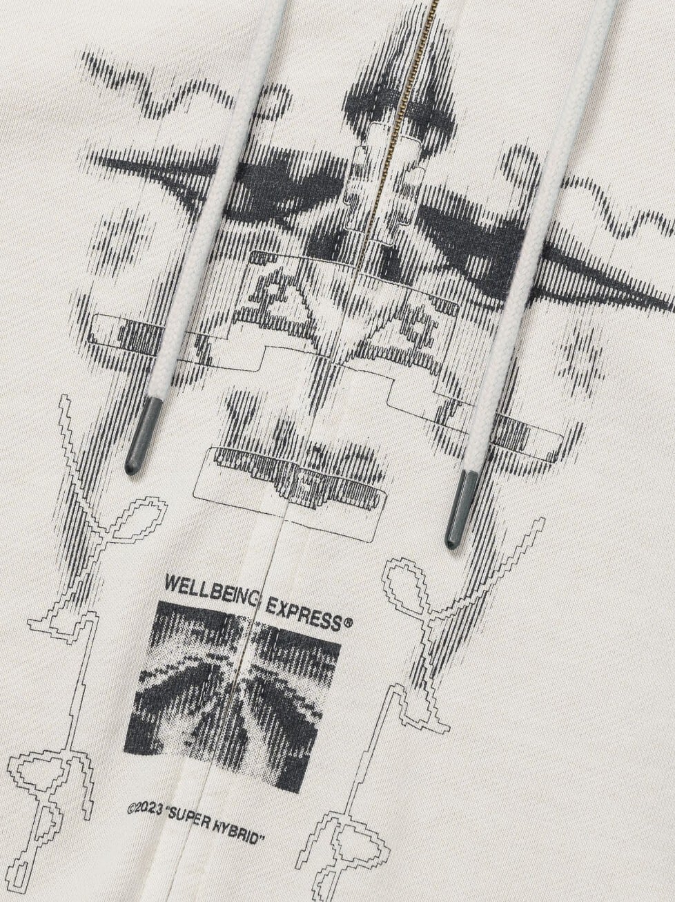 ☆TWICE ツウィ 着用！！【WELLBEING EXPRESS】Digital Tattoo Hoodie