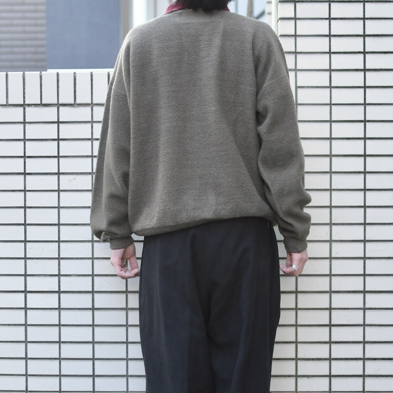 colorful design polo sweat