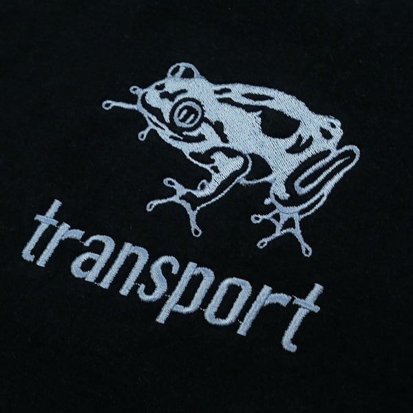 トランスポート TRANSPORT 90S カエル 刺繡 ロゴ スウェット