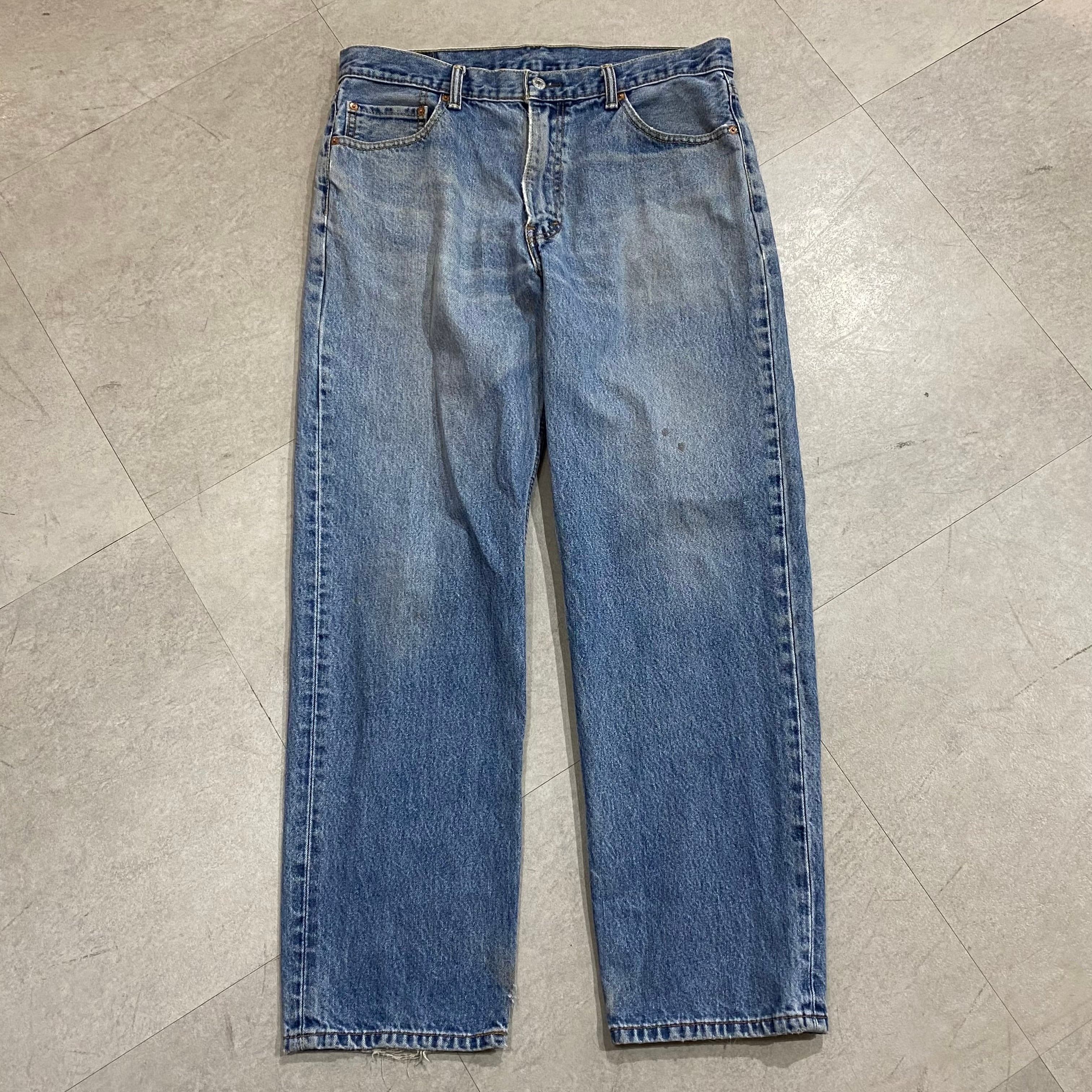 size : W36 L32 【 Levi's550 】リーバイス550 ブルーデニム デニム ...