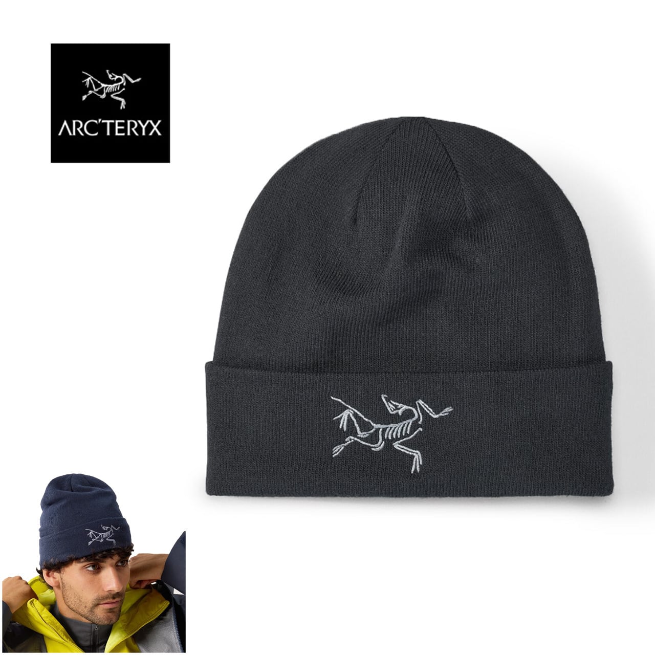 ARC'TERYX アークテリクス  ニット帽 白本日発送可能でしょうか