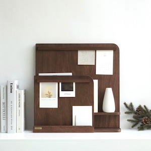 wood memo organizer the archive / ウッド メモオーガナイザー デスク 原木 韓国 北欧 インテリア 雑貨