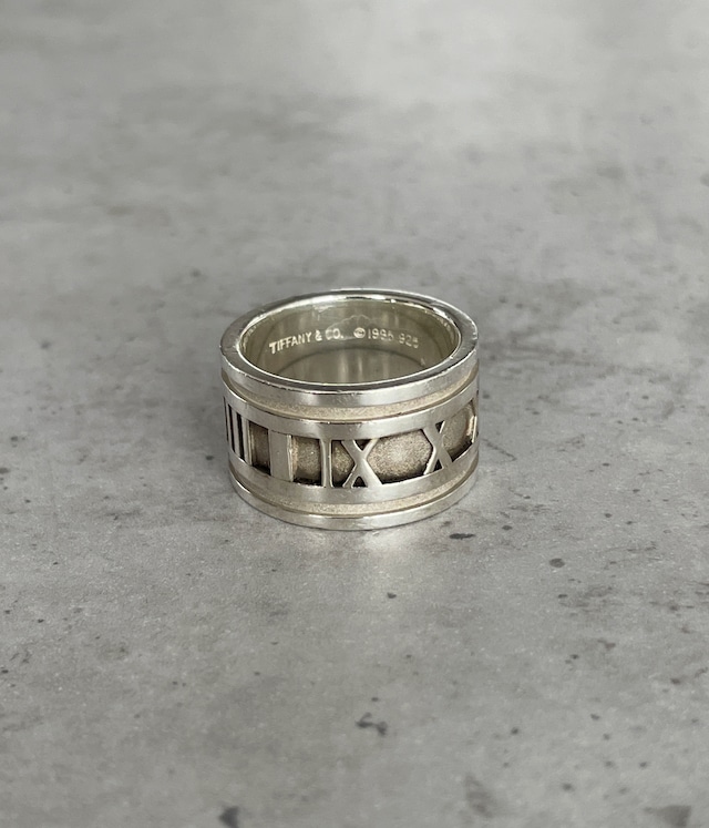 VINTAGE 90's TIFFANY&CO ATLAS WIDE BAND RING -1995-