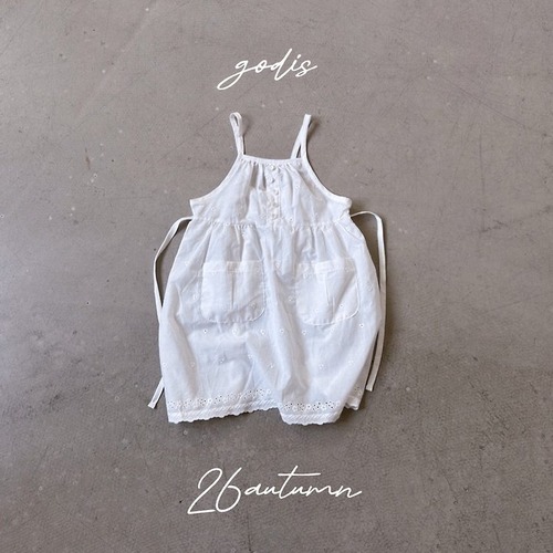 GODIS［取寄］embroy button onepiece 26autumn