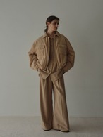 ETRE TOKYO ウールツイルセミワイドパンツ