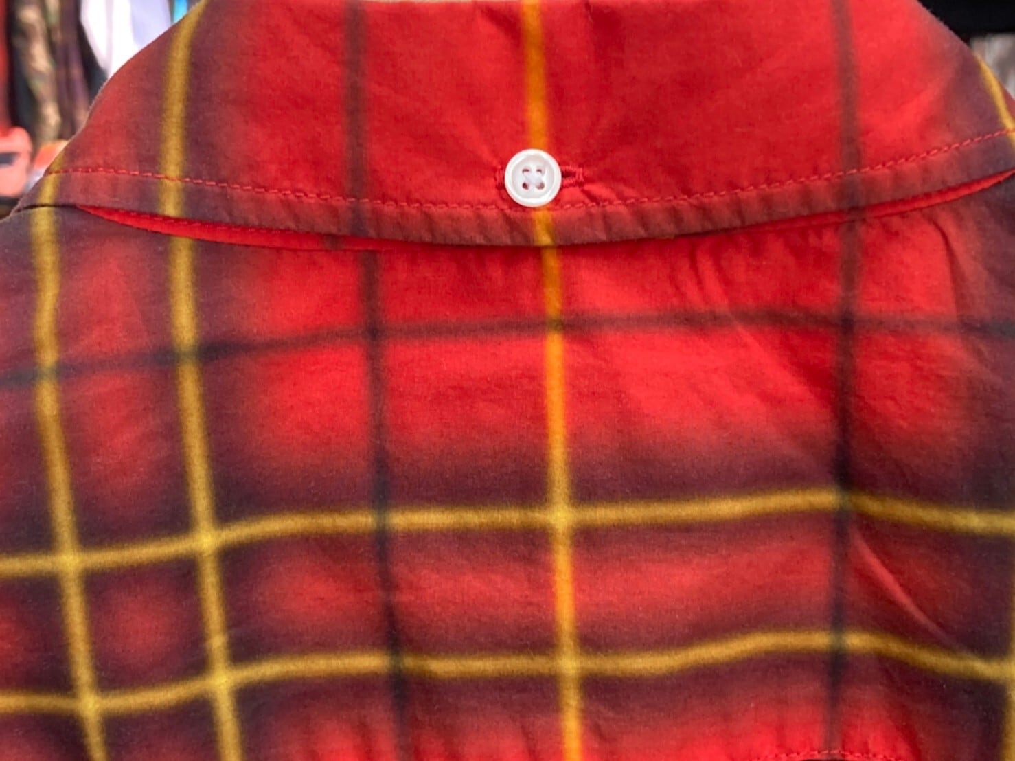 Supreme 21SS SPRAY TARTAN SHIRT RED MEDIUM 50KF6326 | BRAND BUYERS