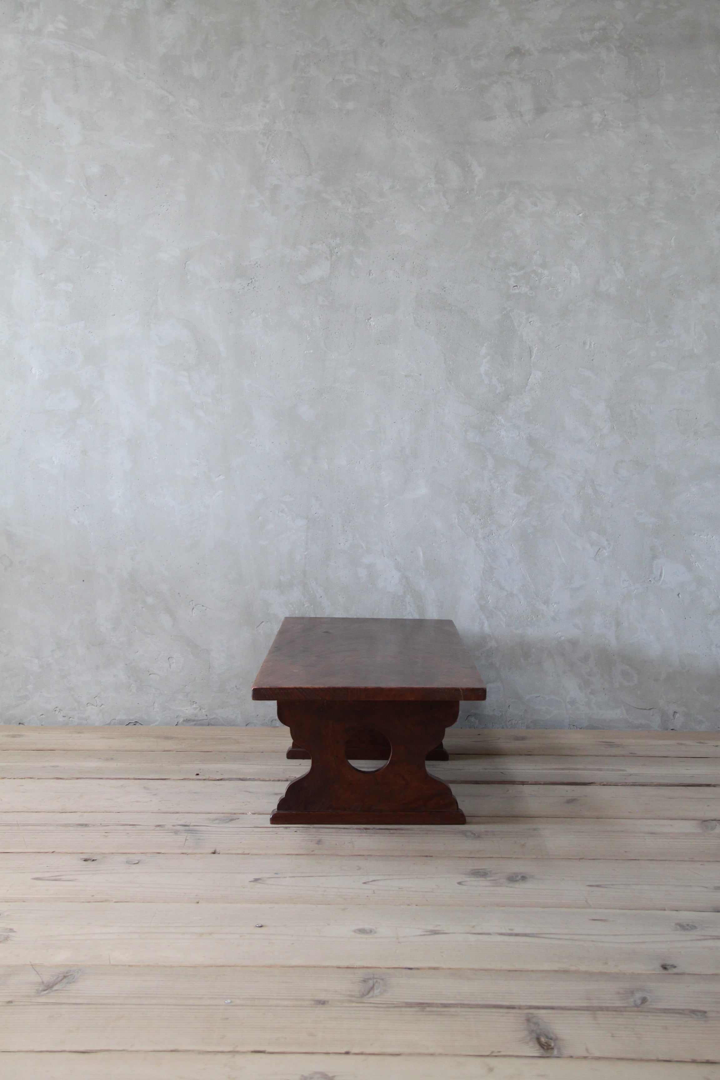 欅材の文机 古家具/古道具/アンティーク/机/テーブル/文机/ロー