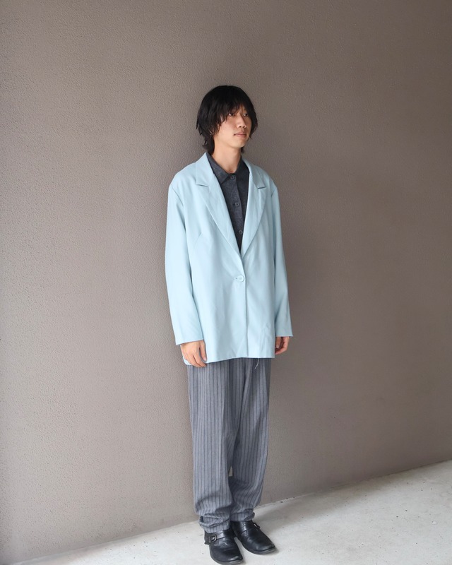 Colored single tailored jacket