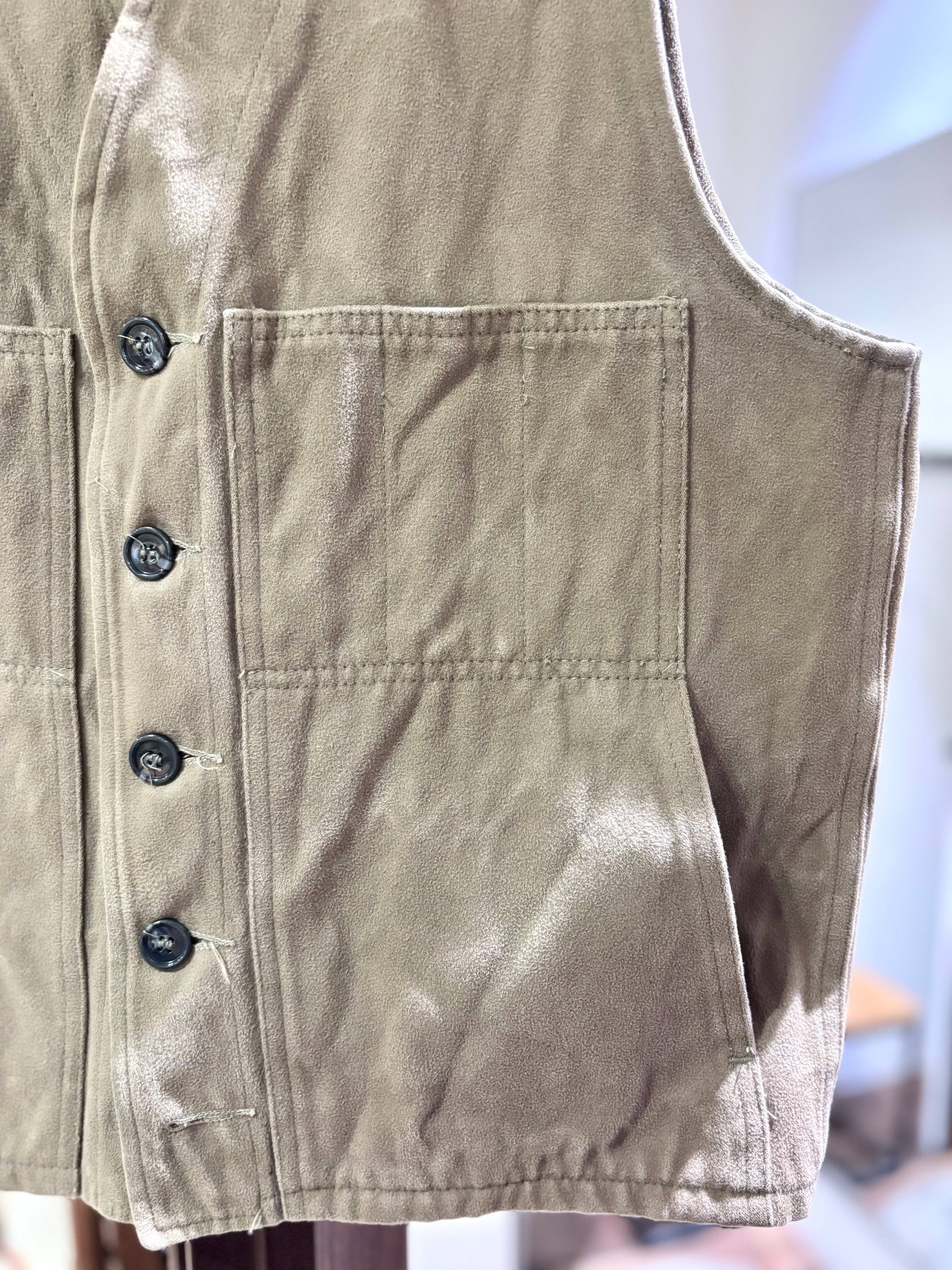 OLD FILSON MOLESKIN VEST | STRAYSHEEP ONLINE