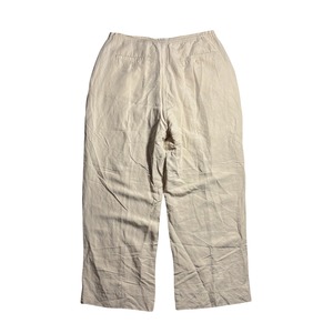 1990’s linen × viscose wide easy pants