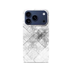 浪漫 - 和風 マットiPhoneケース【Monochrome Kyoto】