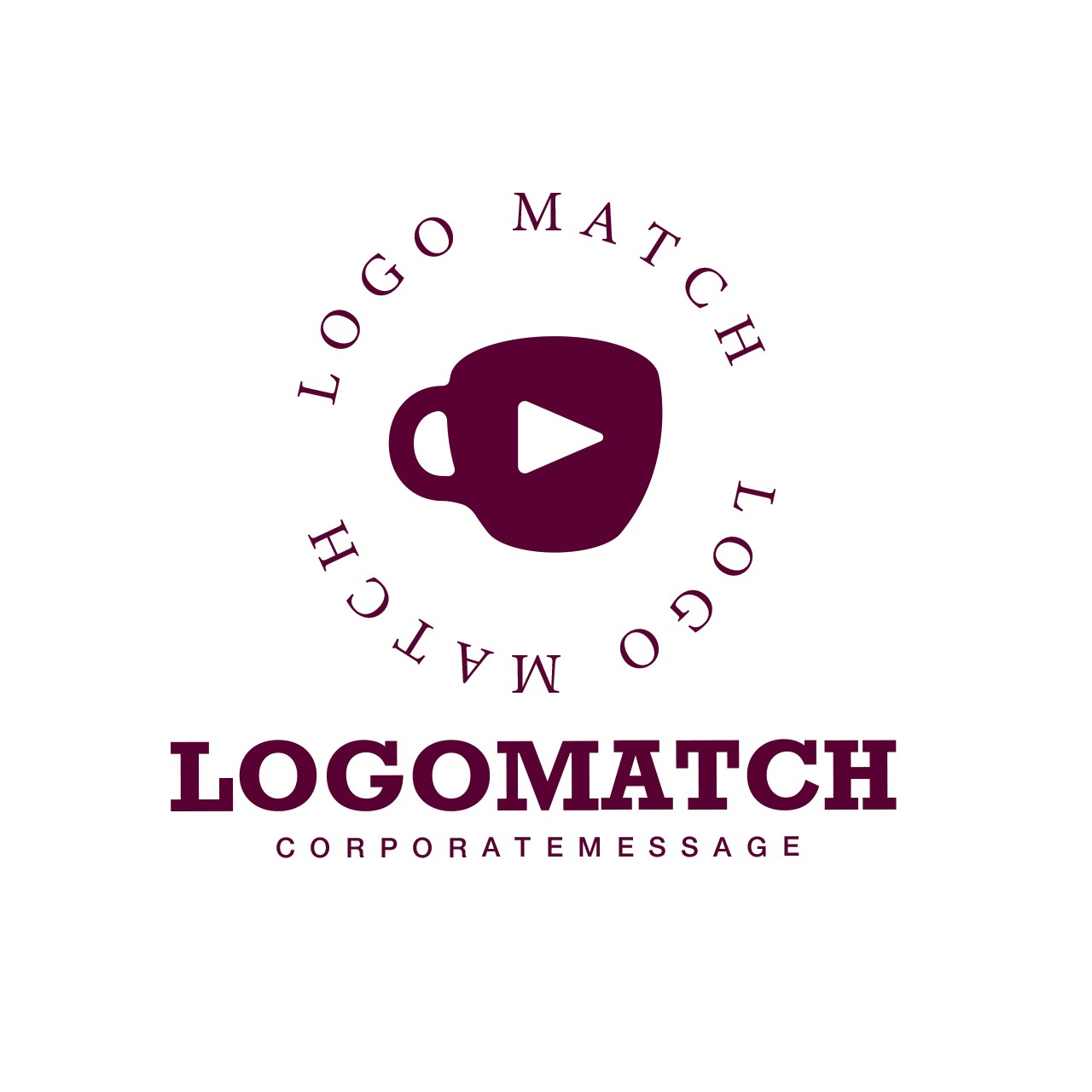 コンテンツを楽しむカフェのロゴ