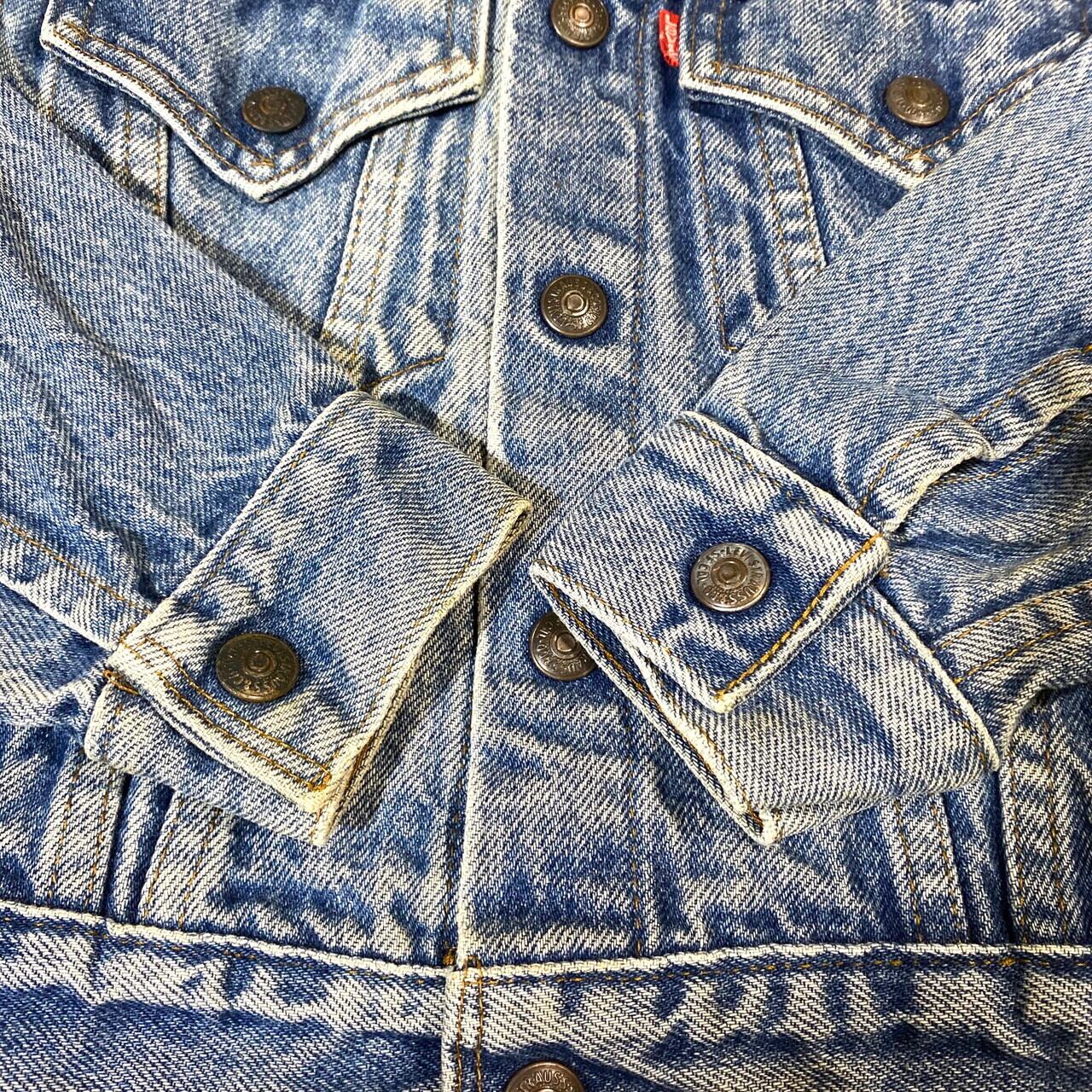 kids】USA製 80〜90年代 リーバイス デニムジャケット キッズ 5歳位 