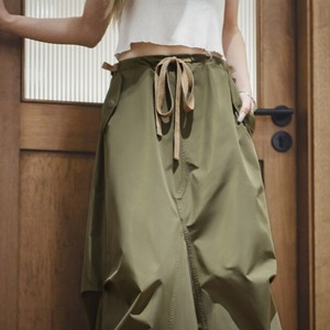 Drawstring Strap Skirt / ドローストリング ストラップ スカート