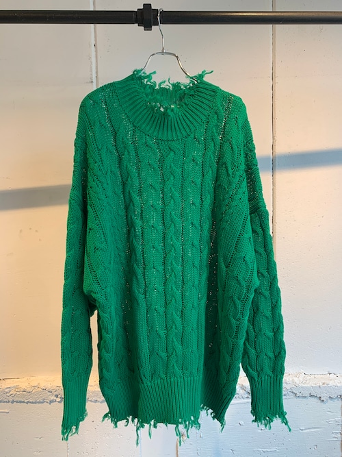 Provoke　Big cable damege knit