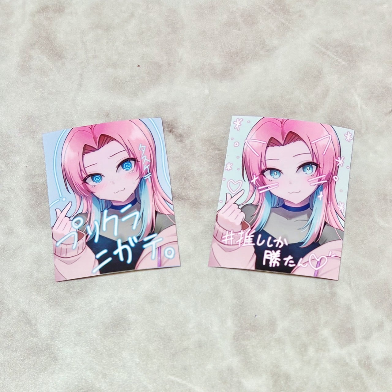 常設品】プリクラ風ステッカー2種セット | 遊城びすけオフィシャルストア