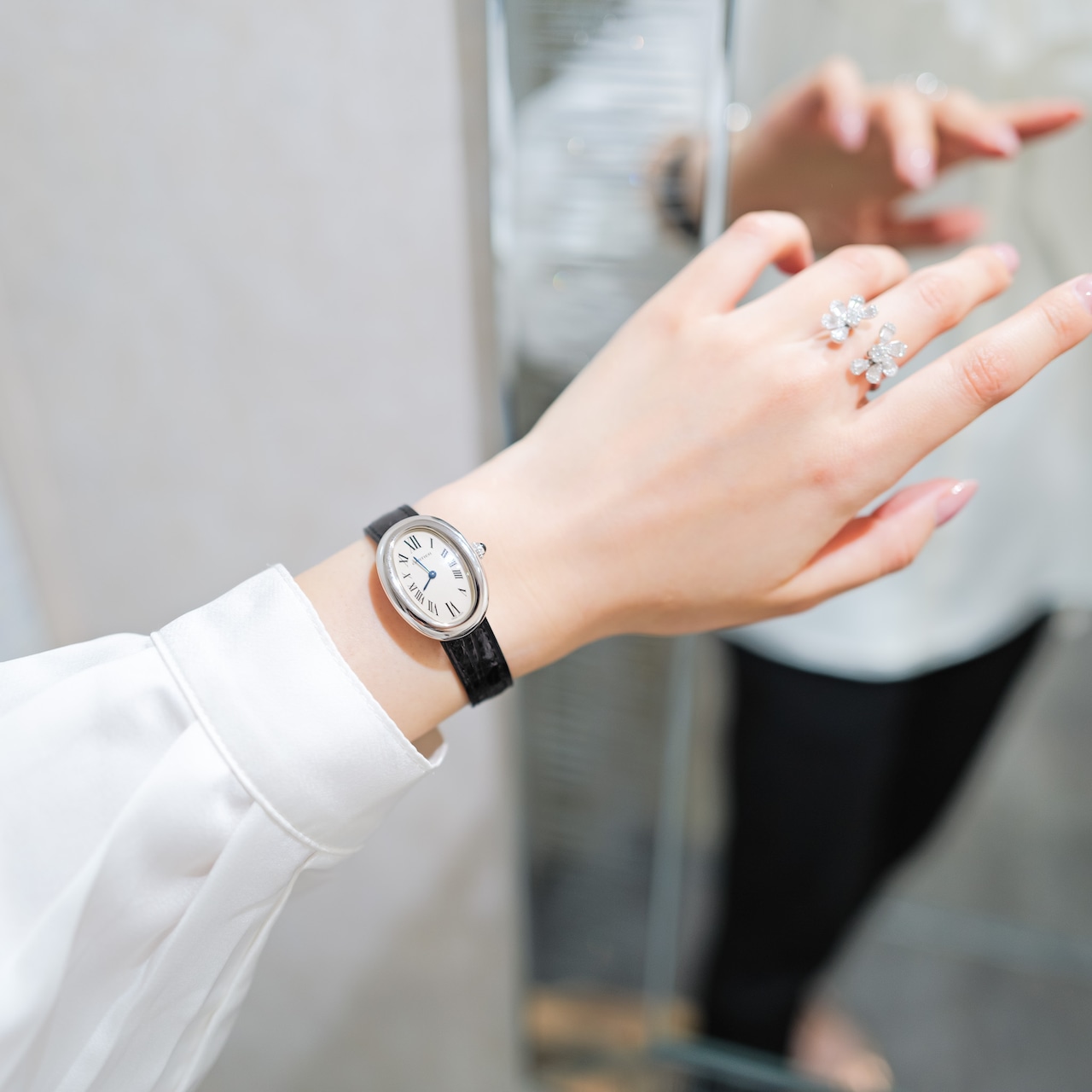 カルティエ ベニュワール SM WG レザー